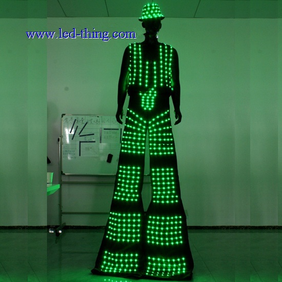 LED Stilt Street Performance Clothing