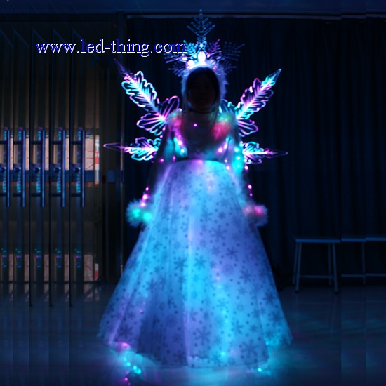 Snow White Princess LED Dress Fairy Clothing