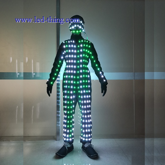 Full LED Flyboard Light Costume for Adult