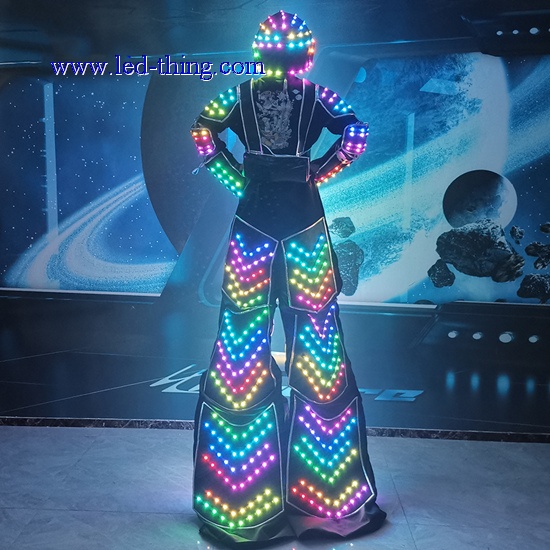 LED Stilt Robot Costume for Event Show