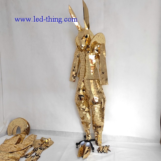 Gold Rabbit Mirror Costume