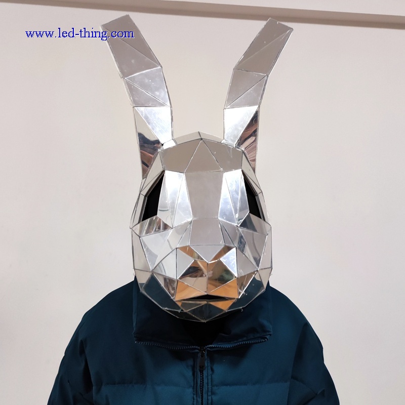 Bunny Rabbit Mirror Helmet