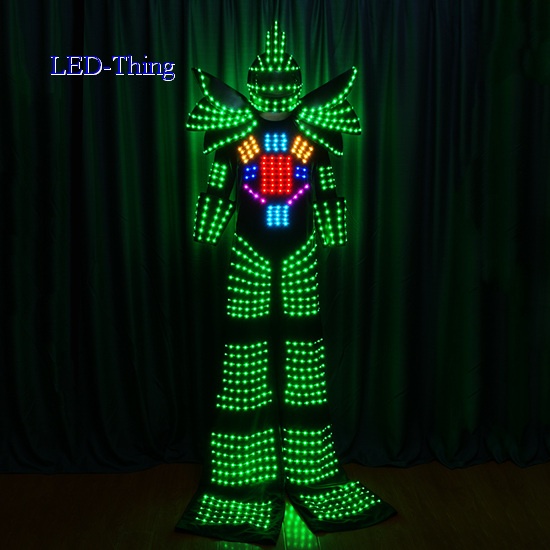 LED Stilt Robot
