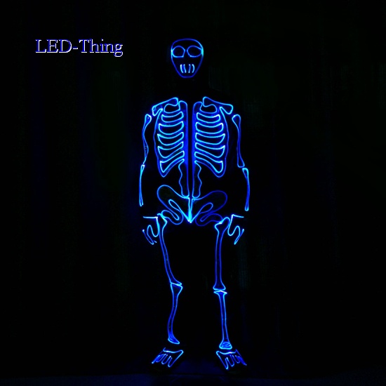 LED Skeleton Costume