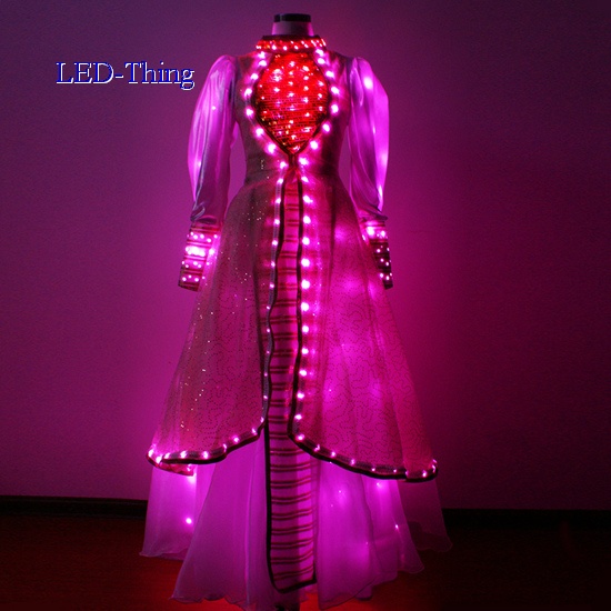 LED Carnival Traditional Styling Fancy Arabian Luminous Dress