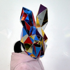 3D Shape Rabbit Stylish Mask/Helmet