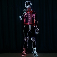 Tron Dance Show Popping LED Suit