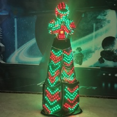 LED Stilt Robot Costume for Event Show