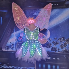 LED Dress with butterfly Wings