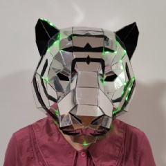 Led Mirror Tiger Performance Mask