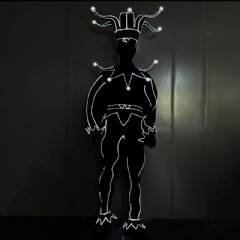 LED Clown Joker Street Stage Performance Costume
