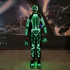 LED Fiber Optic Programmable Dance Costume