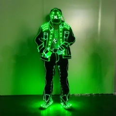 LED Wireless Programmable Tron Dance Costume