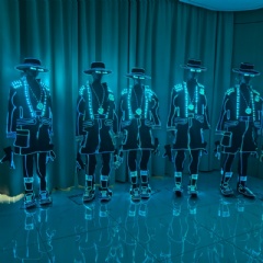 LED Wireless Programmable Tron Dance Costume