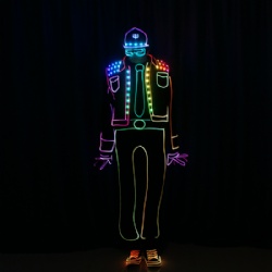 LED Light Balance Tron Dance Costume