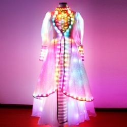 LED Carnival Traditional Styling Fancy Arabian Luminous Dress